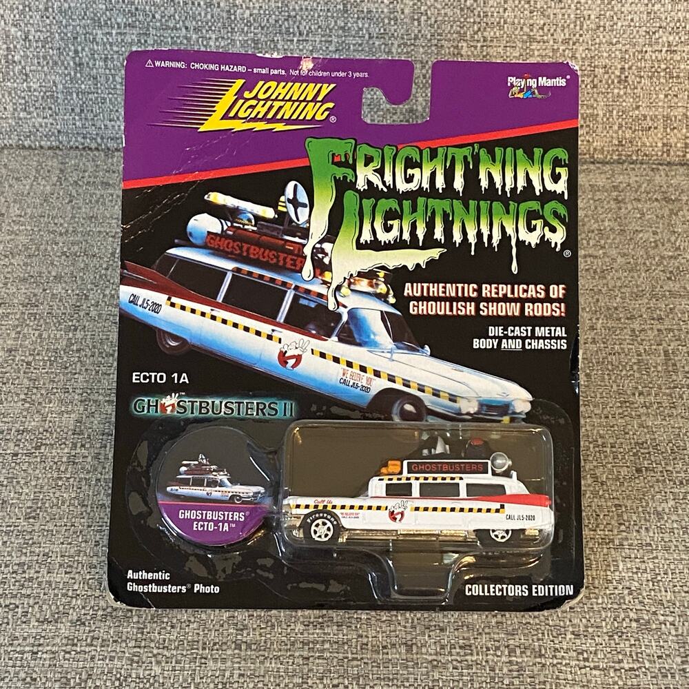 Johnny Lightning Fright’ning Lightnings Ghostbusters Ecto-1A Diecast 1:64 Sealed